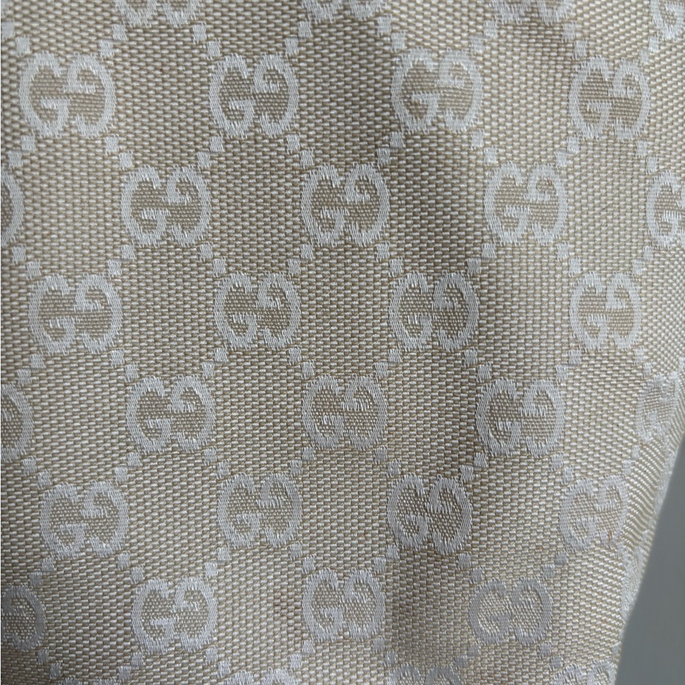 Auth GUCCI tote Shoulder bag GG pattern canvas leather Beige - Picture 16 of 16